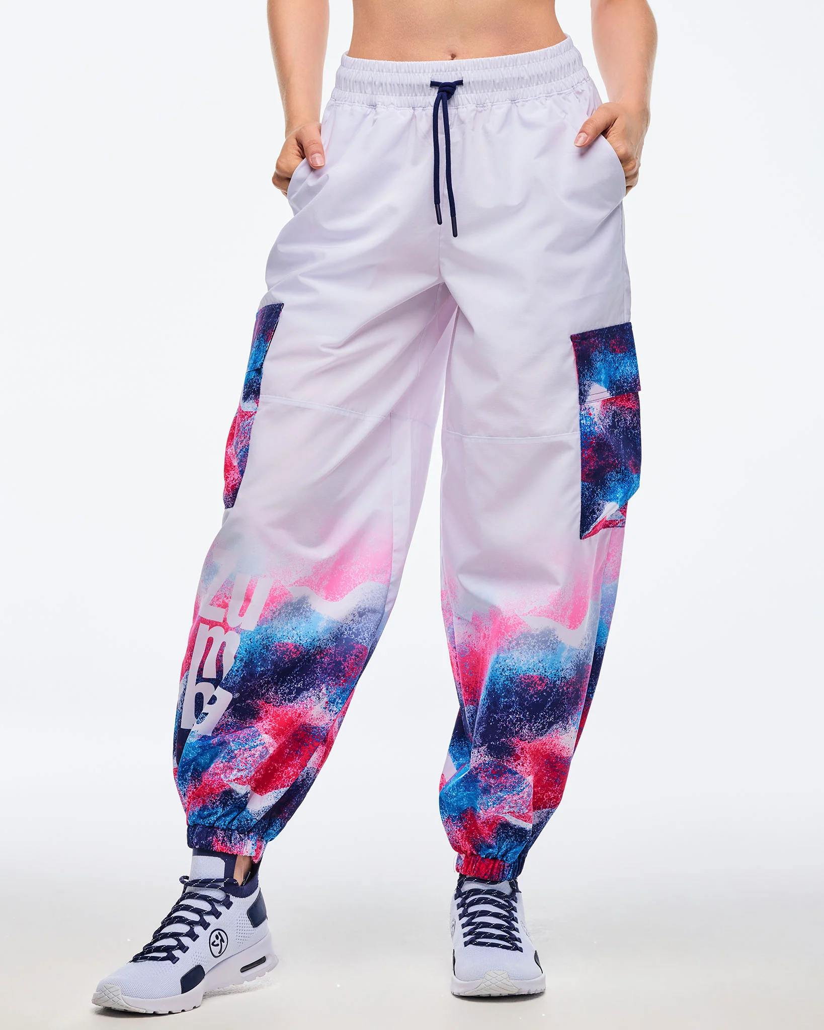 Apres Zumba Baggy Parachute Cargo Pants - Image 4