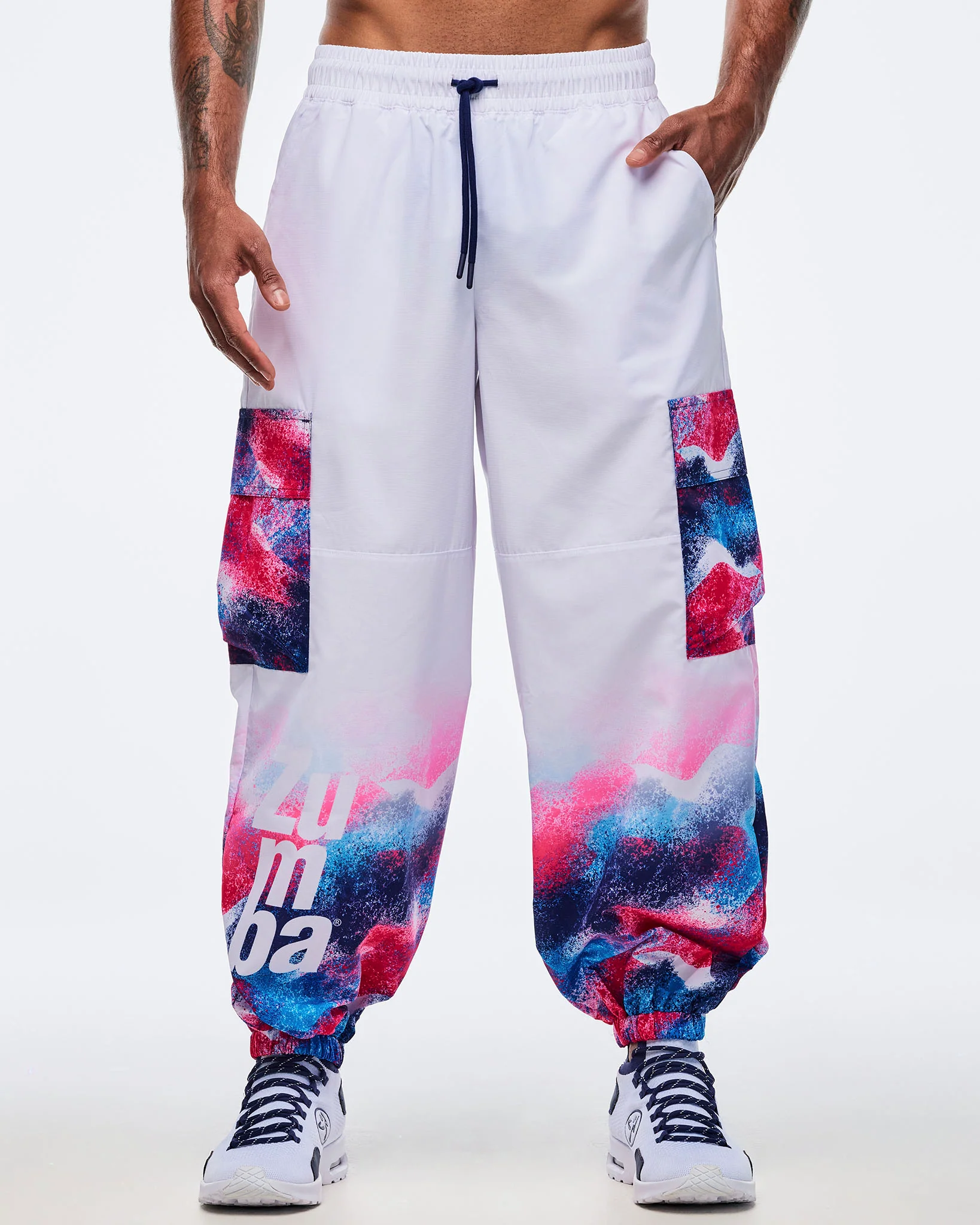 Apres Zumba Baggy Parachute Cargo Pants - Image 7