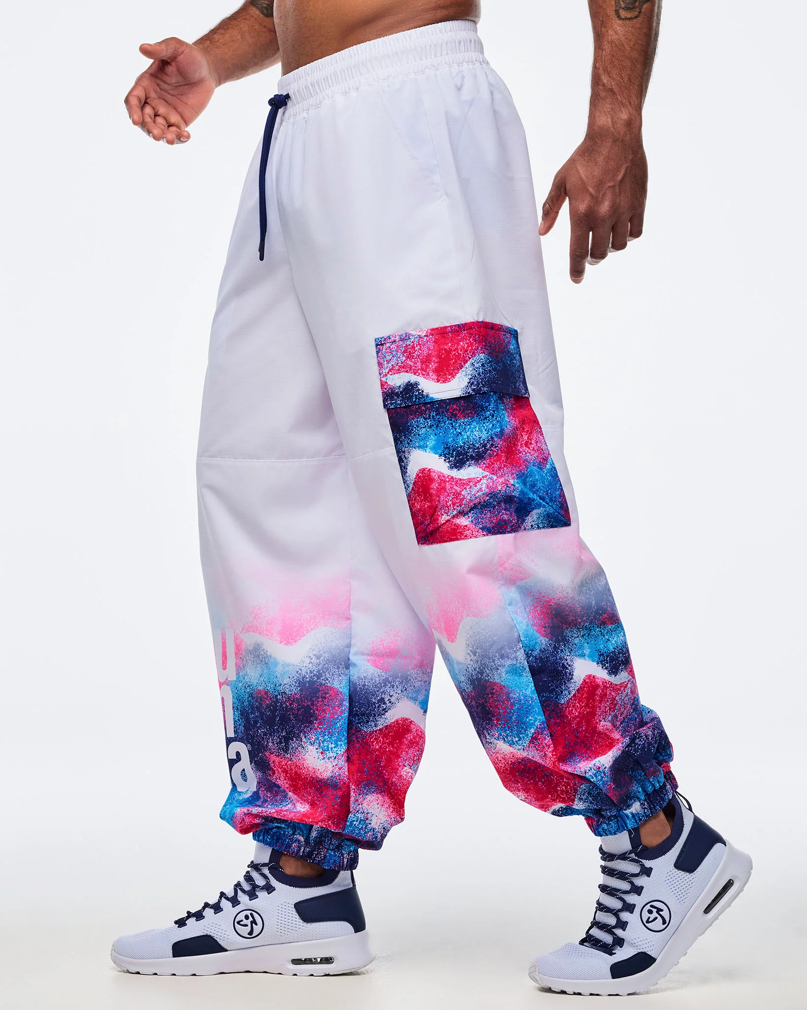 Apres Zumba Baggy Parachute Cargo Pants - Image 8