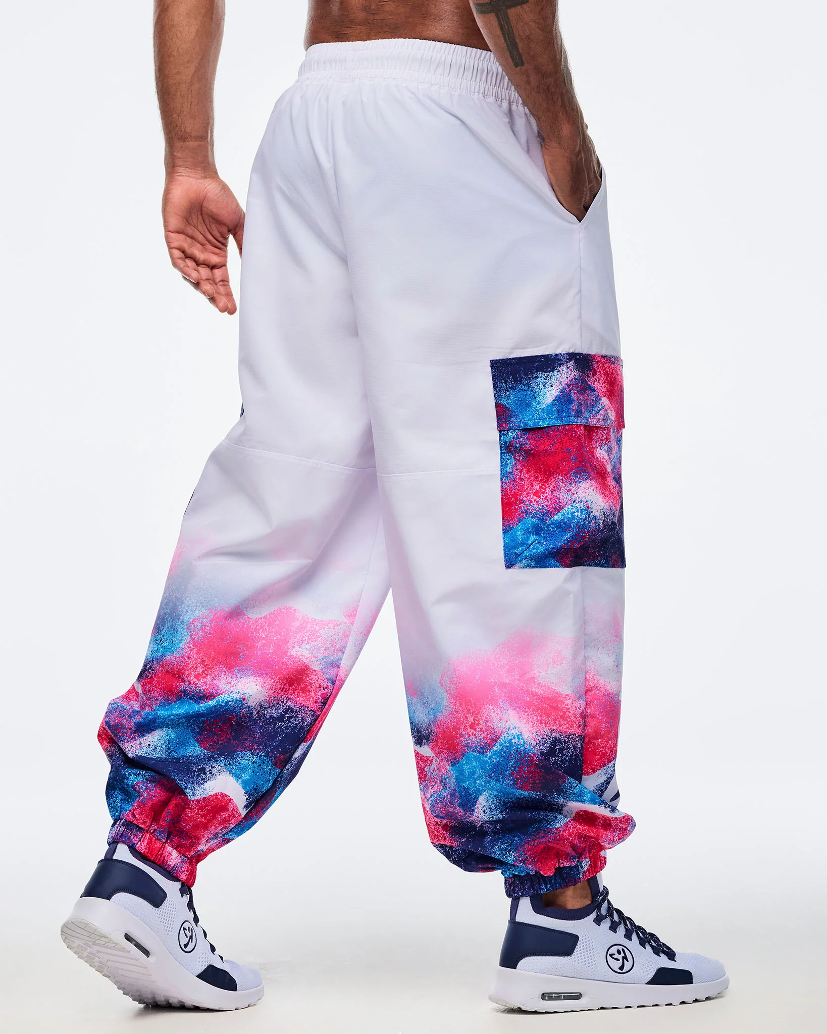 Apres Zumba Baggy Parachute Cargo Pants - Image 9
