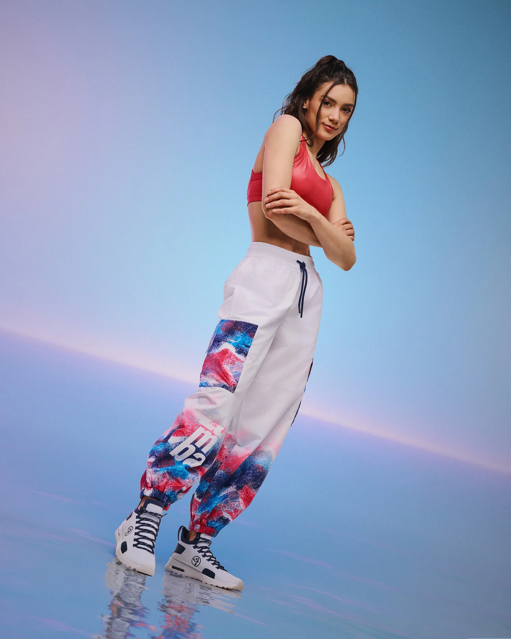 Apres Zumba Baggy Parachute Cargo Pants - Image 5