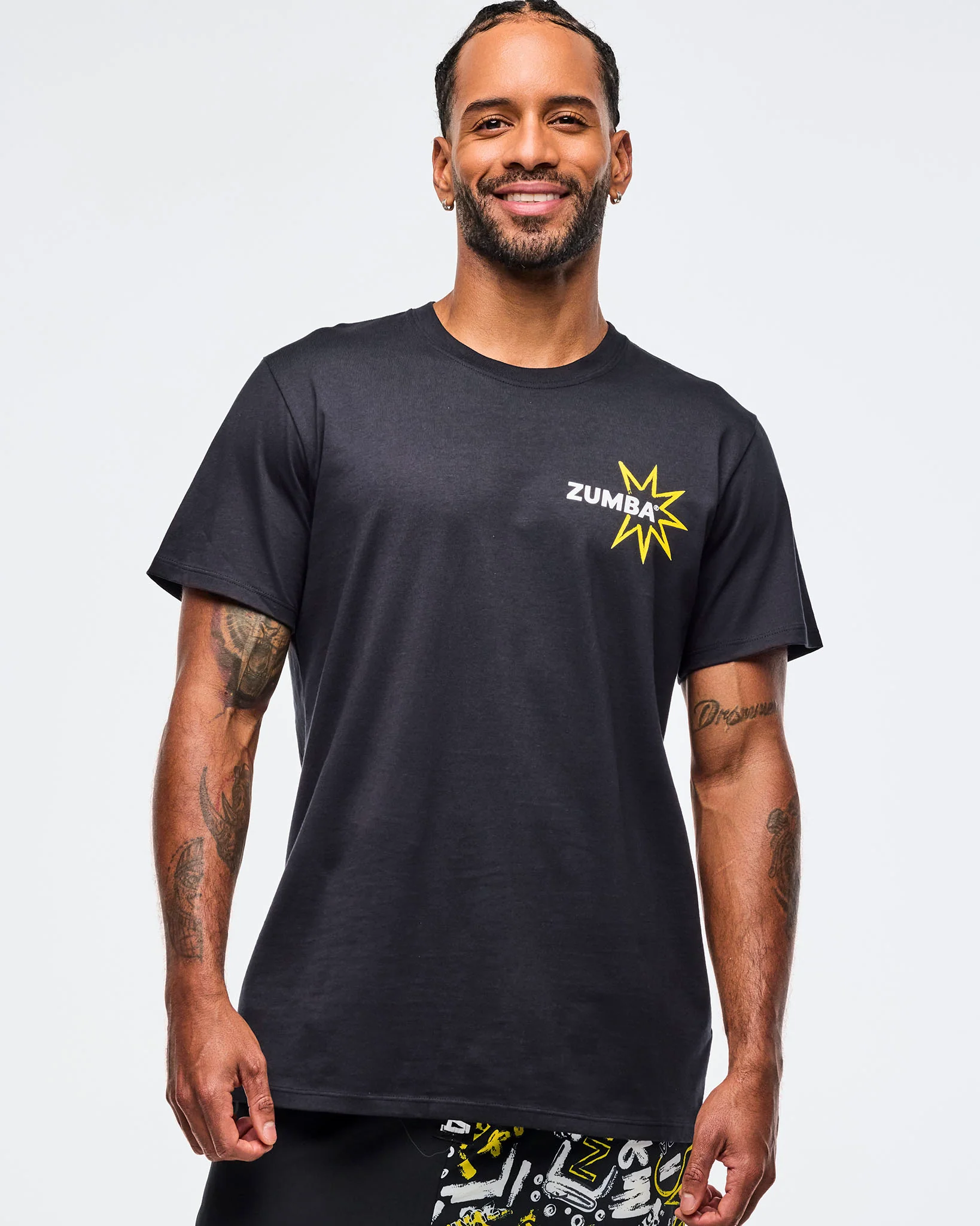 Sizzlin' Crew Neck Tee - Bold Black - Image 3