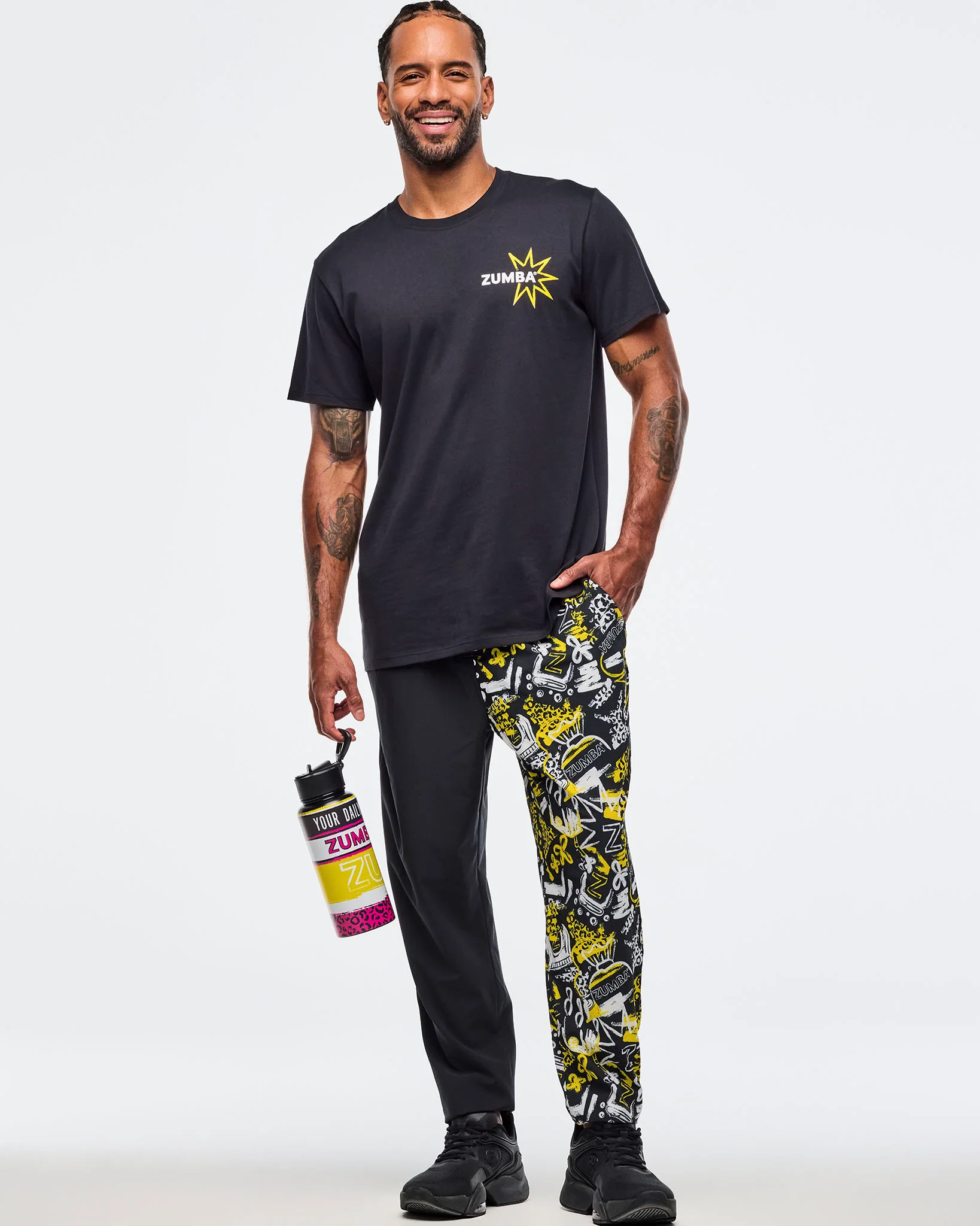 Sizzlin' Crew Neck Tee - Bold Black - Image 6