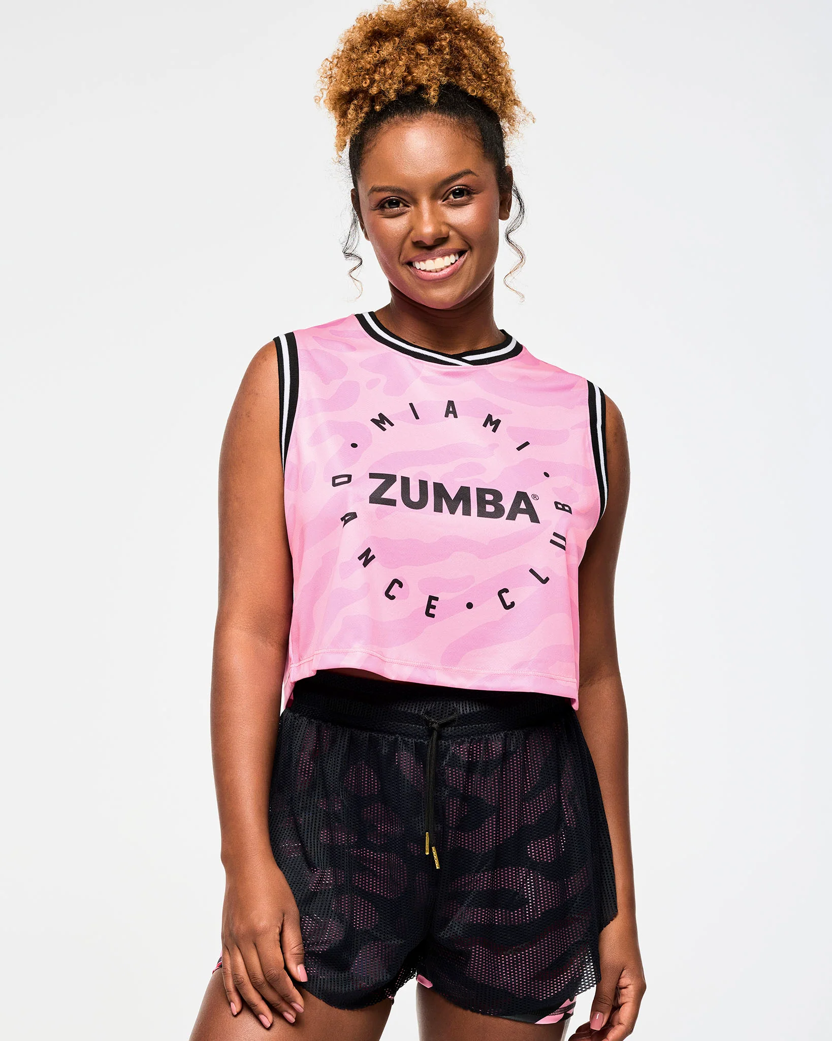Victory Crop Loose Tank With Crossover Neck - Image 5