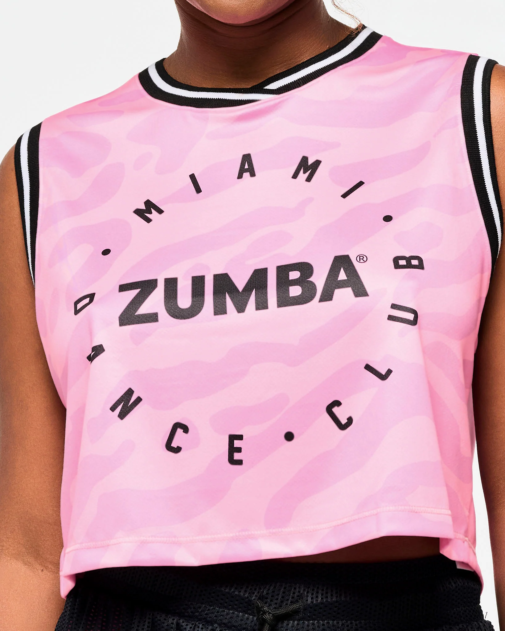 Victory Crop Loose Tank With Crossover Neck - Image 6