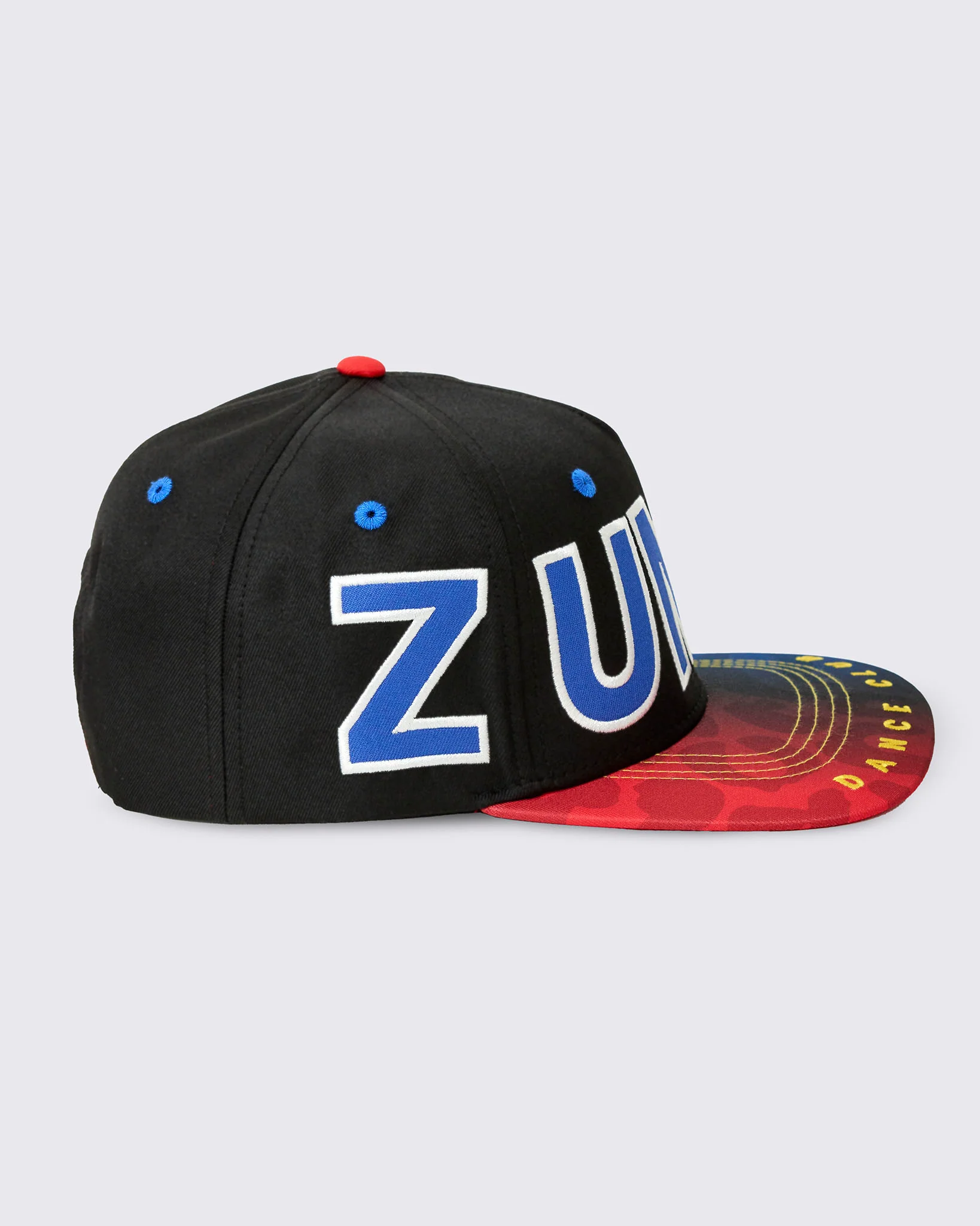 Victory Flat Bill Snapback Hat - Black - Image 4