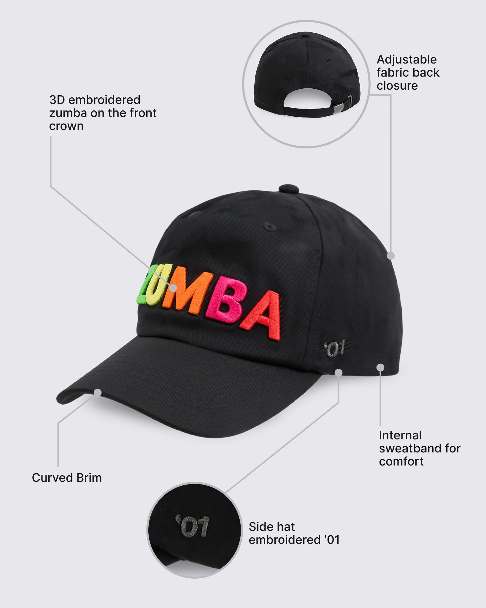 Zumba Core Dad Hat - Image 5