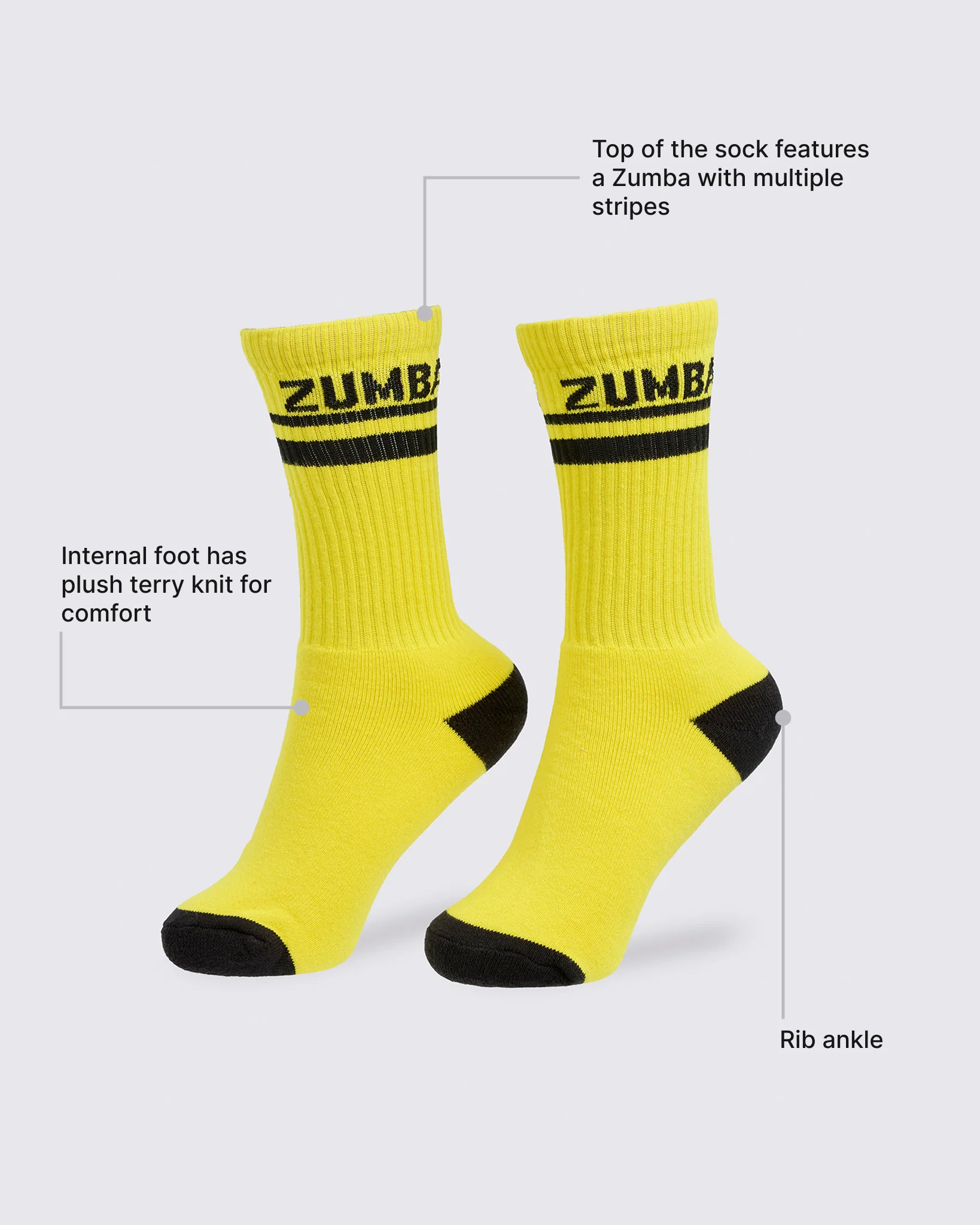 Zumba Core Plush High Socks - Image 8