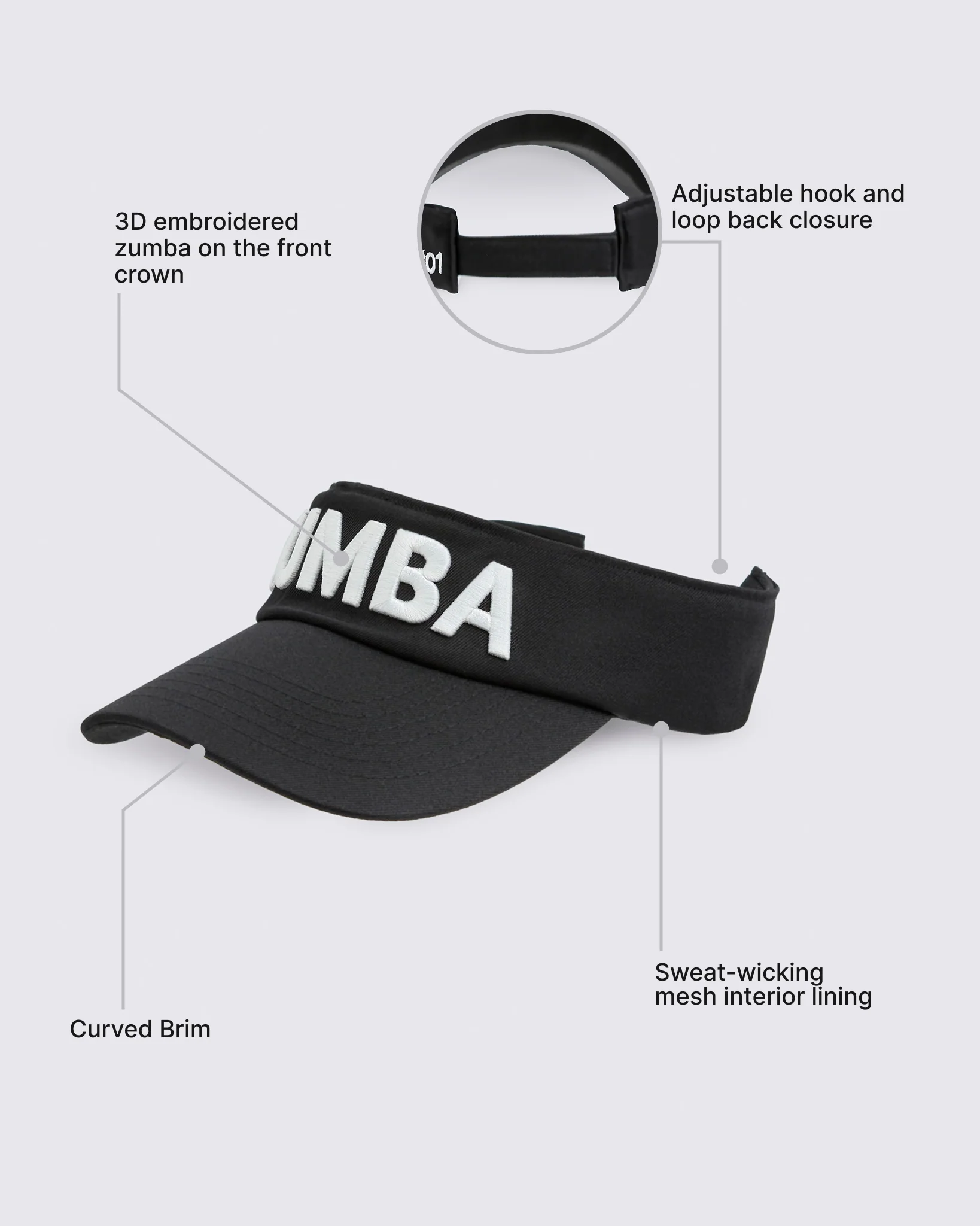 Zumba Core Visor - Image 7