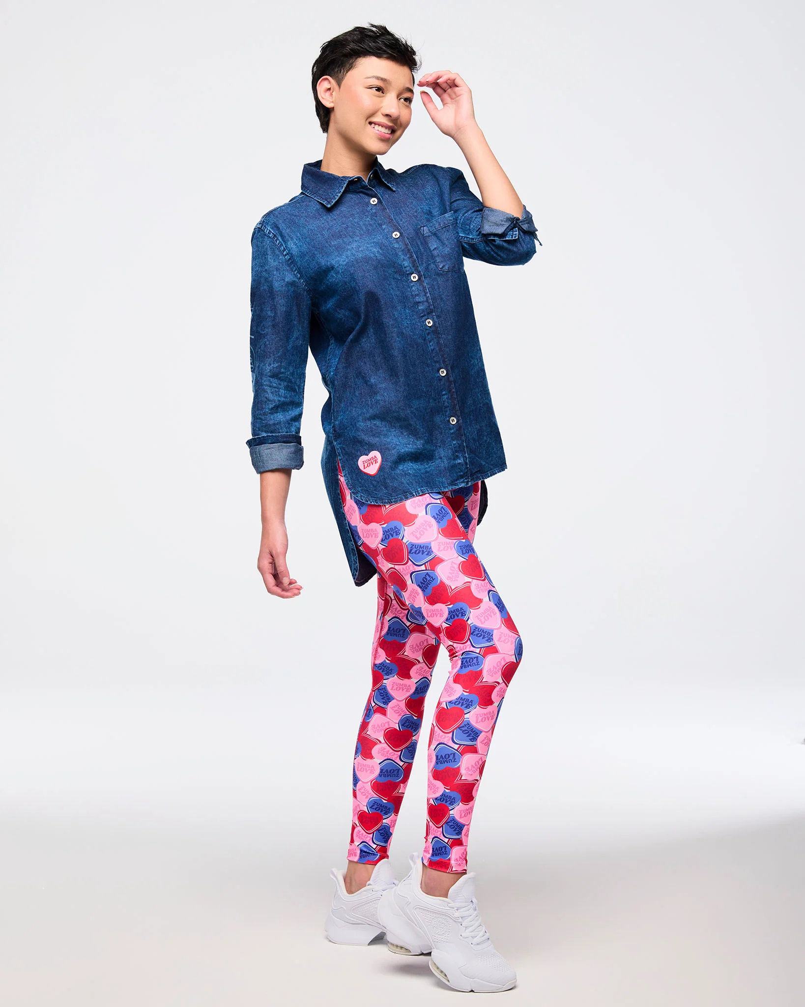 Zumba Love High Waisted Ankle Leggings - Image 4